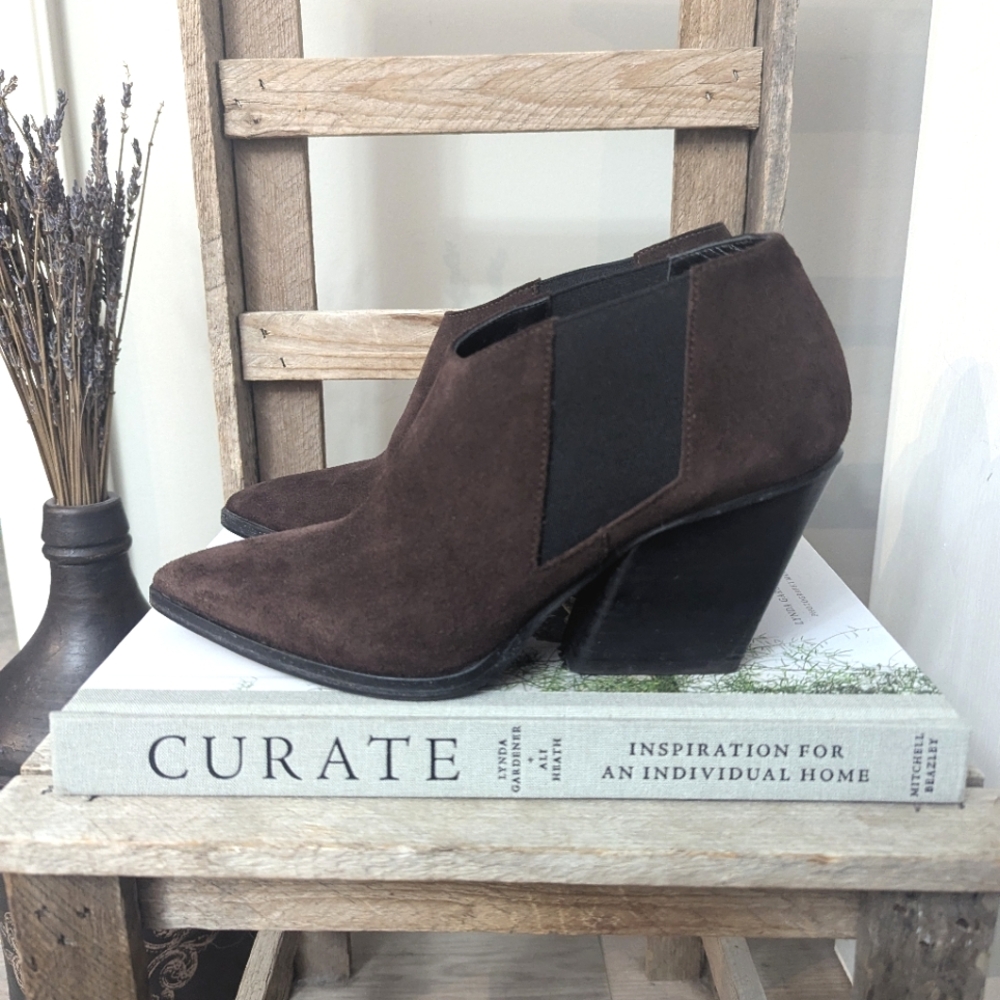 Aeyde Brown Suede Ankle Boots